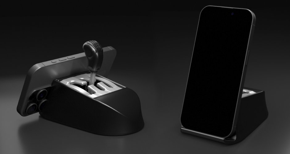 Phone Stand and Gear Shift Anti-Stress Toy  for 3D Printing - Dreameks